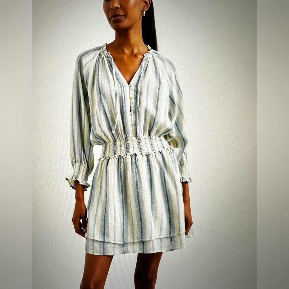 Rails Crystal Dress - Catania Stripe. Size M